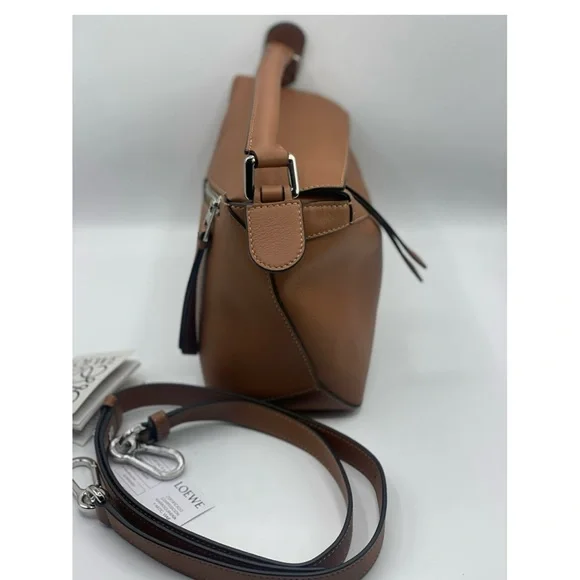 Loewe small tan calfskin puzzle bag - Picture 5 of 12